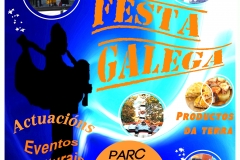 Cartel festa Galega para Canosa